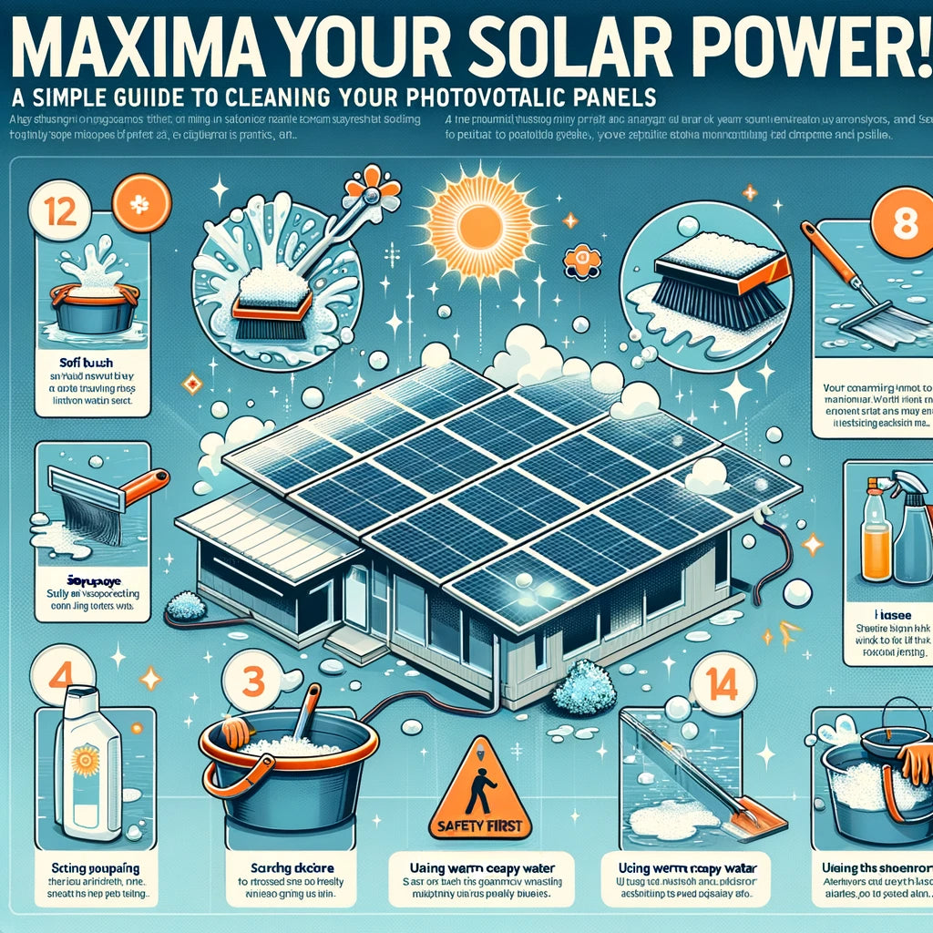 🌞 Maximieren Sie Ihre Solarenergie! Eine einfache Anleitung zum Reinigen Ihrer Photovoltaikmodule 🌞